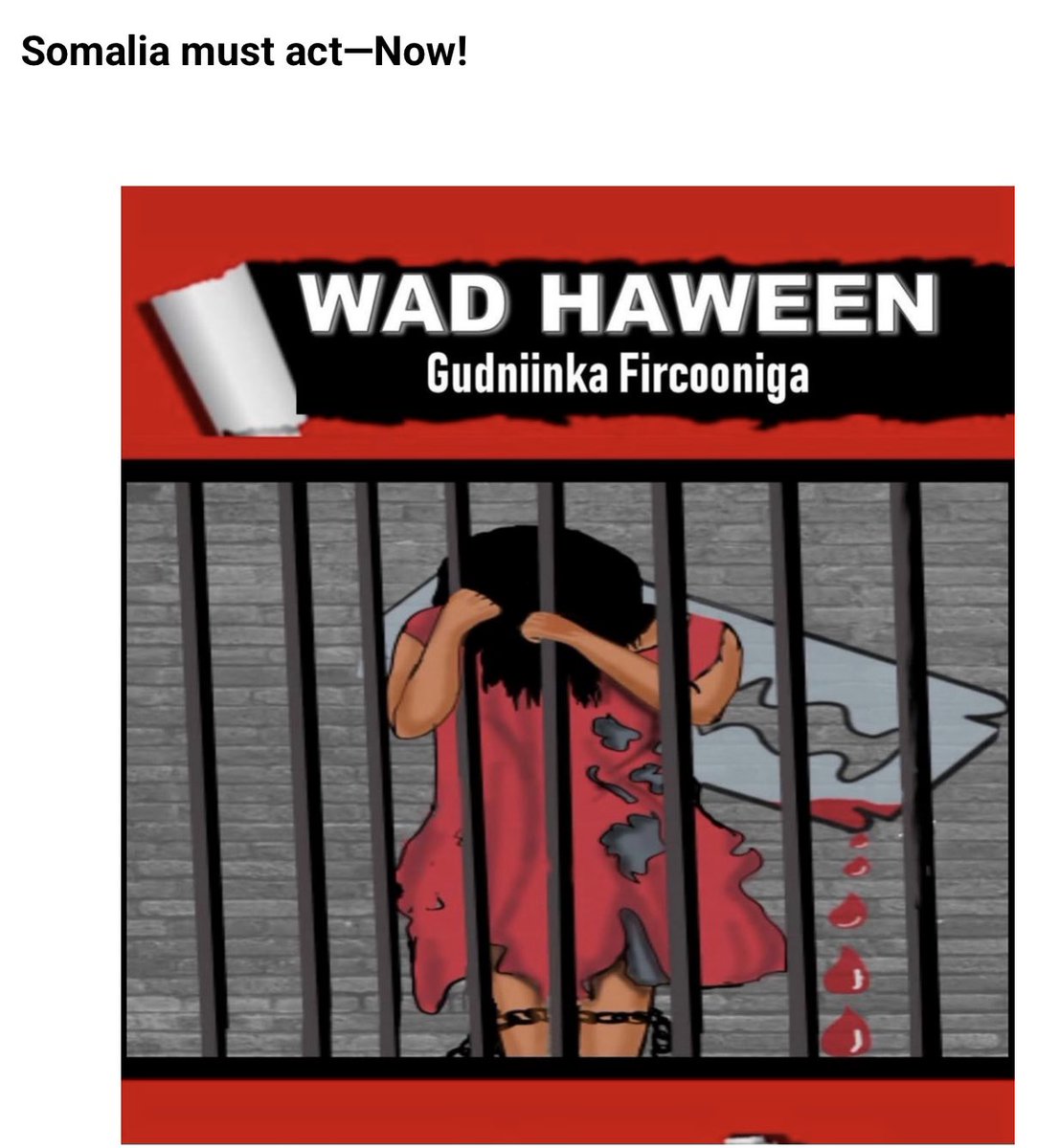 Ubah Aden (@ubahaden72) on Twitter photo Why has FGM persisted despite decades of efforts to stop it? The answer lies in Somalia’s power dynamics, where men at all levels—political leaders, religious figures, and traditional elders—define what is acceptable. <a href="/stopfgm_fdn/">Stop FGM Foundation</a> <a href="/TheVillaSomalia/">Villa Somalia</a>
ubahaden.com/somalia-on-the… Why has FGM persisted despite decades of efforts to stop it? The answer lies in Somalia’s power dynamics, where men at all levels—political leaders, religious figures, and traditional elders—define what is acceptable. <a href="/stopfgm_fdn/">Stop FGM Foundation</a> <a href="/TheVillaSomalia/">Villa Somalia</a>
ubahaden.com/somalia-on-the…