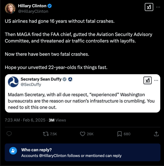 She's arguing with Trump's cabinet with the comments off because everyone know's she is a lying cunt.