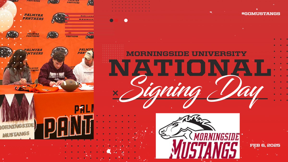 Drew Copenhaver signed with Morningside University to play football.