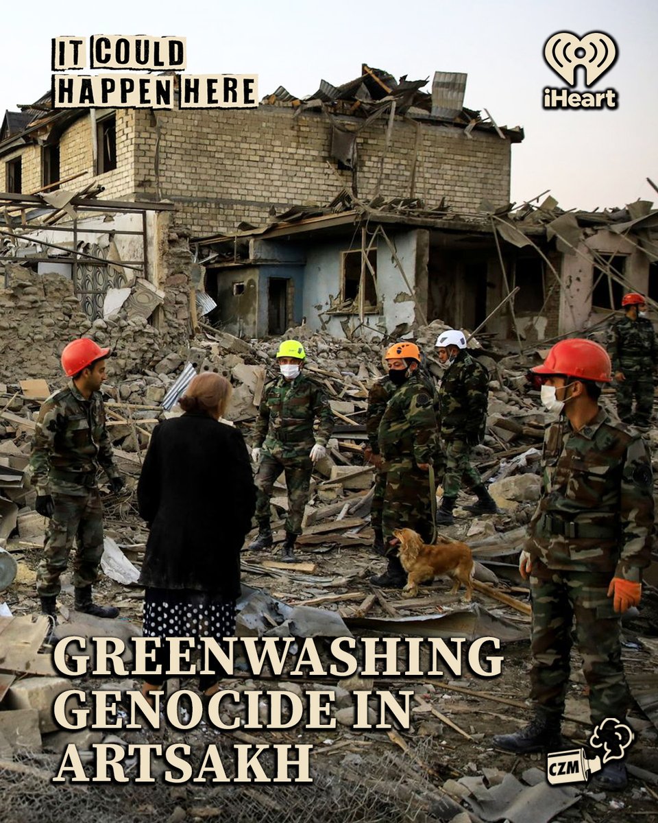 New <a href="/HappenHerePod/">It Could Happen Here</a> 

<a href="/jamesstout/">james stout</a> is joined by Nevdon Jamgochian to discuss the use of COP 29 to greenwash Azerbaijan’s attempts at the removal of Armenian people from their ancestral lands in Artsakh and the the history of the conflict.

iheart.com/podcast/105-it…