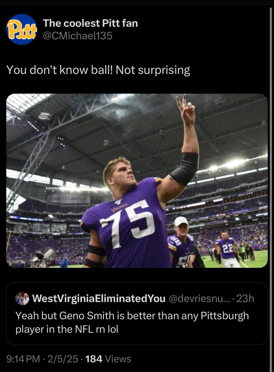 The coolest Pitt fan tweet media