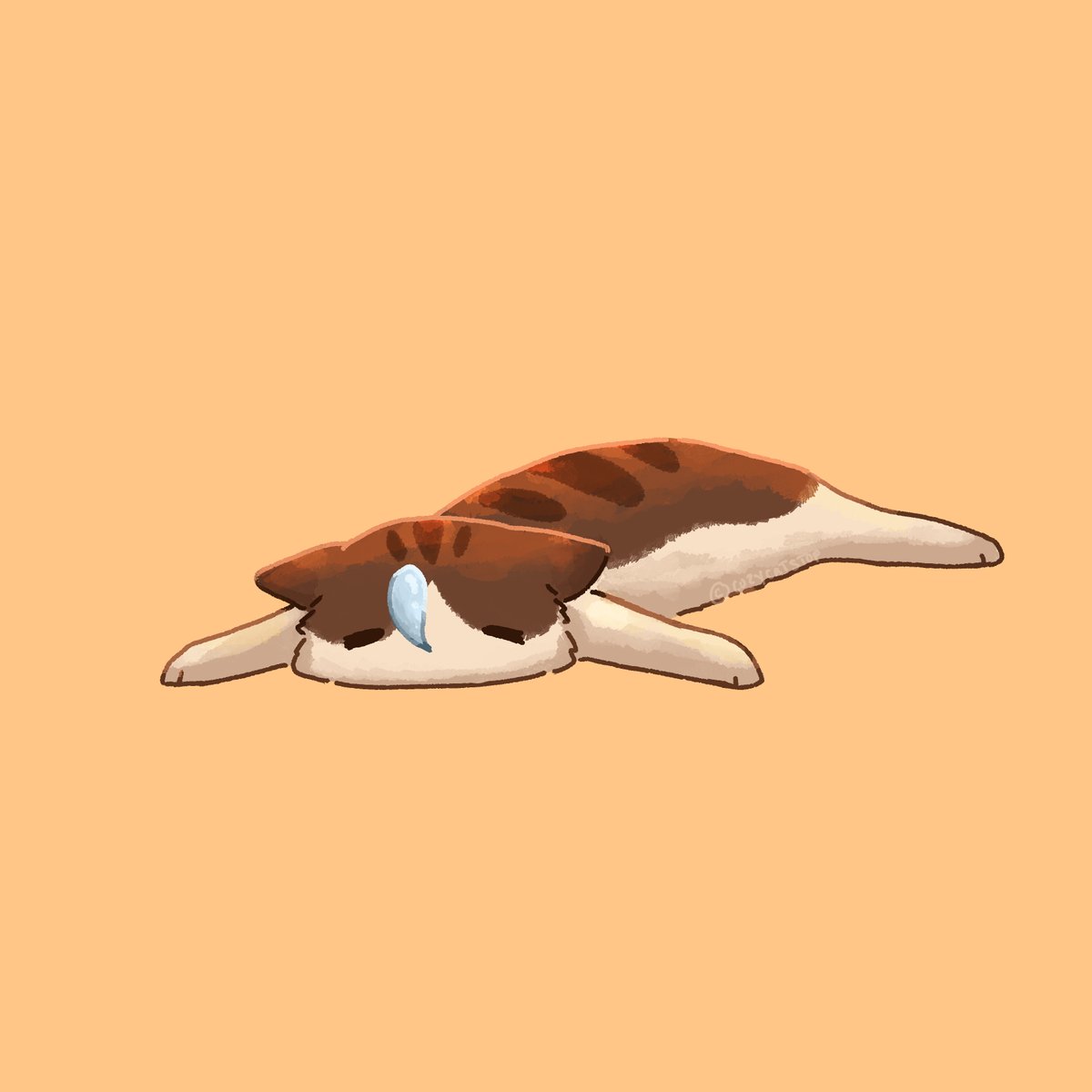 feeling extra potato today 🥔 #cats #cuteart #art