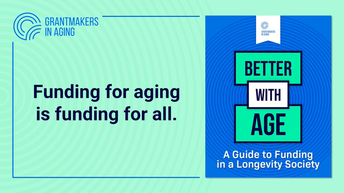 Grantmakers In Aging (@giaging) on Twitter photo We’re all getting older every day. That makes #aging a cross-cutting issue for many funders. Find powerful intersections with your work in our new Better with Age Guide  GIAging.org/better-with-age 
Thank to the Harry and Jeanette Weinberg Foundation for supporting this project We’re all getting older every day. That makes #aging a cross-cutting issue for many funders. Find powerful intersections with your work in our new Better with Age Guide  GIAging.org/better-with-age 
Thank to the Harry and Jeanette Weinberg Foundation for supporting this project