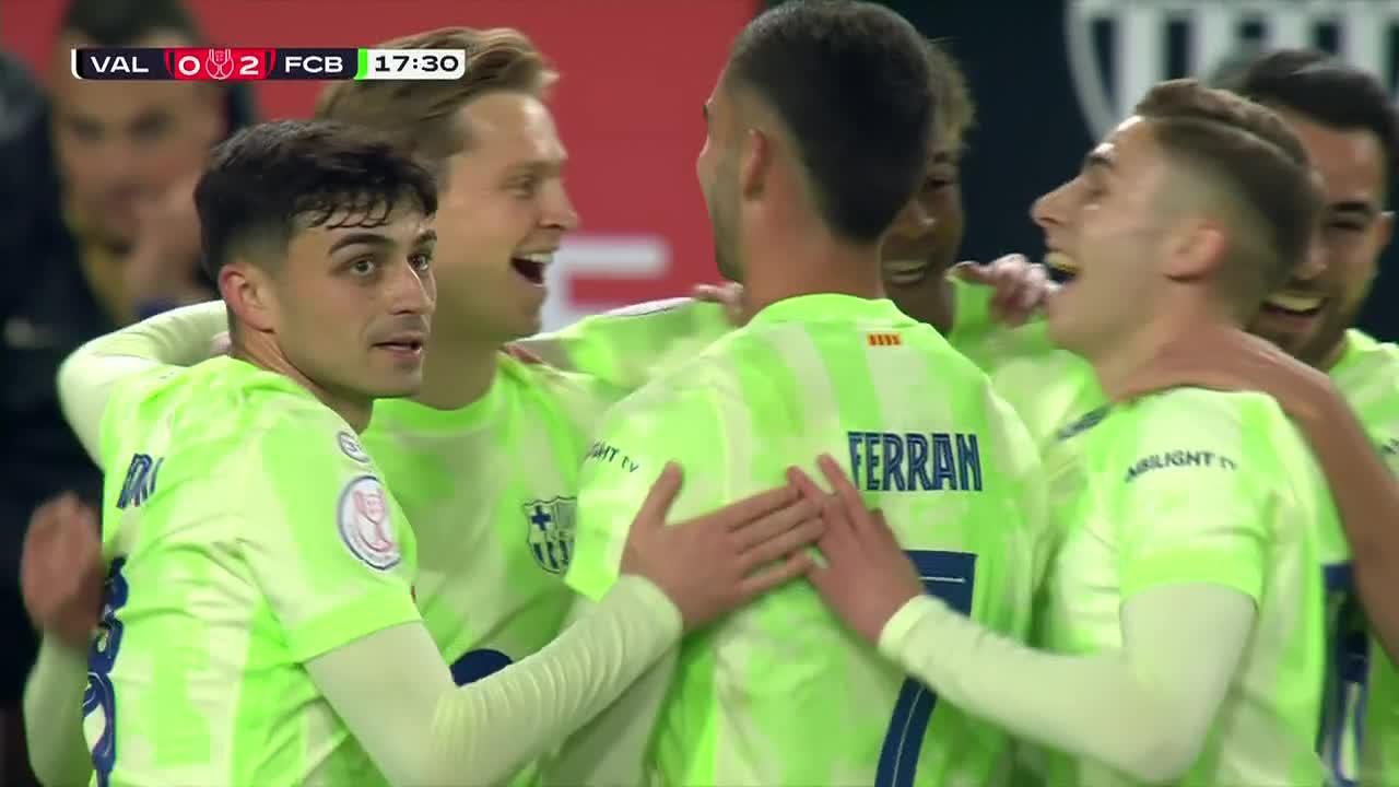 FERRAN TORRES HAS A BRACE INSIDE 20 MINUTES AGAINST HIS BOYHOOD CLUB!BARCELONA ARE FLYING IN THE COPA DEL REY QUARTERFINALS 🔥