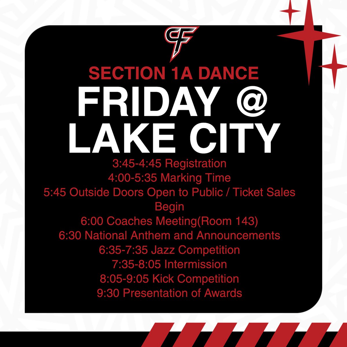 Cannon Falls Bombers (@cfhs_activities) on Twitter photo Date and Time Change!! Section 1A Dance has moved off of Saturday and will now take place Friday night @ Lake City - Lincoln High School.
<a href="/bomberdanceteam/">Cannon Falls Bomber Dance Team</a>
#LearningInThe252 Date and Time Change!! Section 1A Dance has moved off of Saturday and will now take place Friday night @ Lake City - Lincoln High School.
<a href="/bomberdanceteam/">Cannon Falls Bomber Dance Team</a>
#LearningInThe252