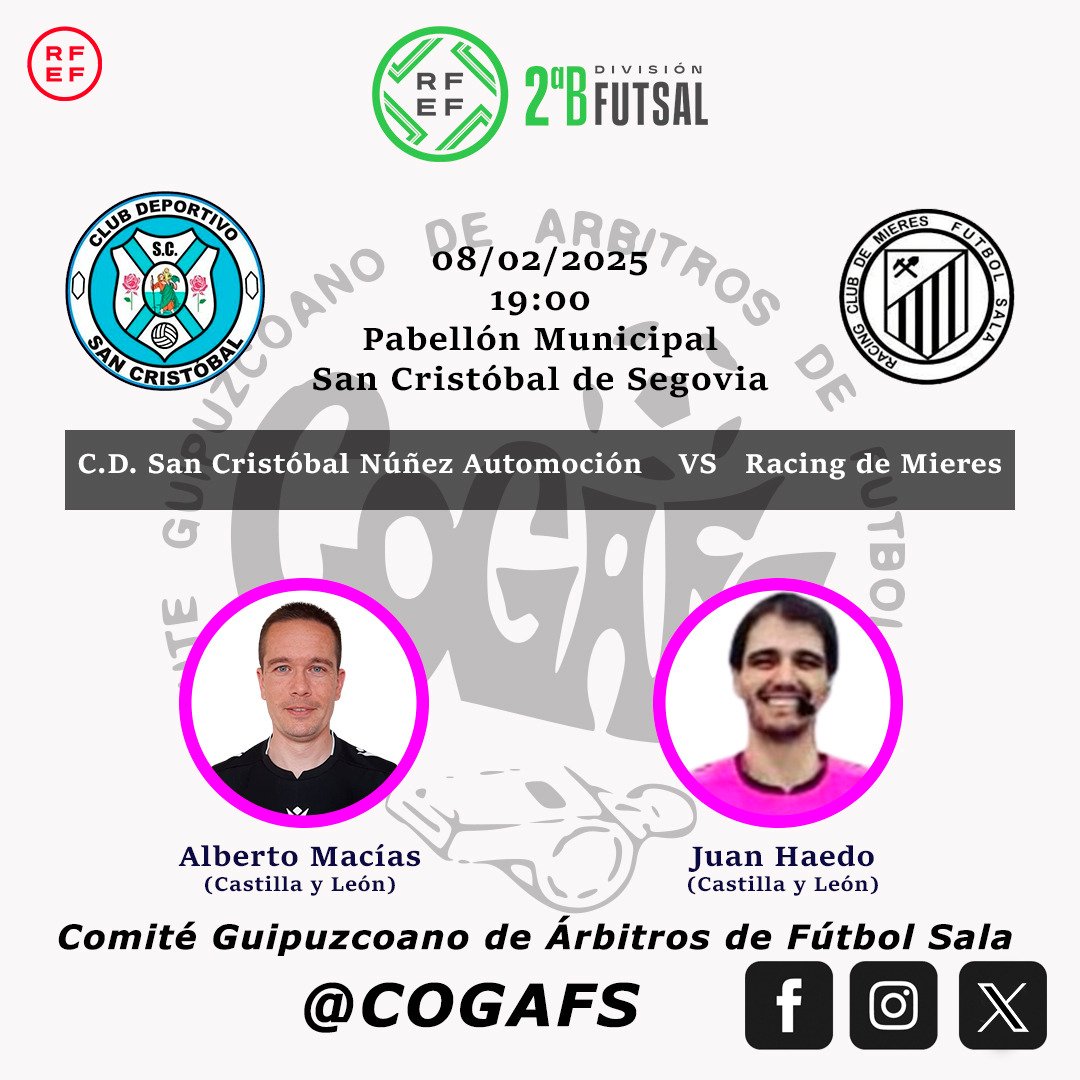 Comité Guipuzcoano de Árbitros de Fútbol Sala tweet media