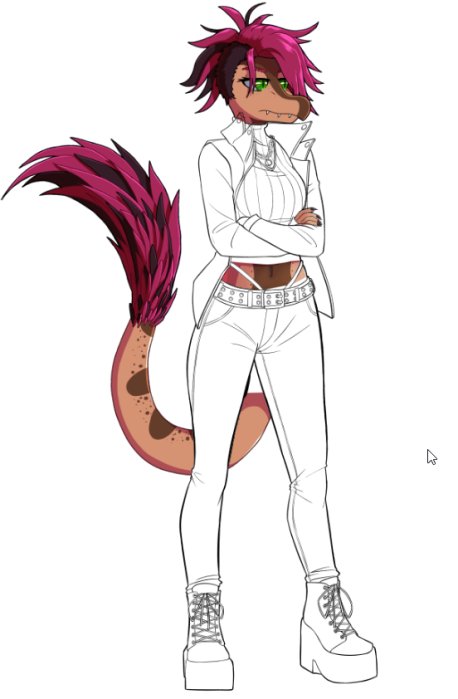 DevlogGame's tweet photo. What's the consensus on "Anime Protag Becky Boo"?
#devloggame #RebeccaDevlog #WIP #AnthroGirls #BrattyRaptorChick https://t.co/R98Ml6gfQq