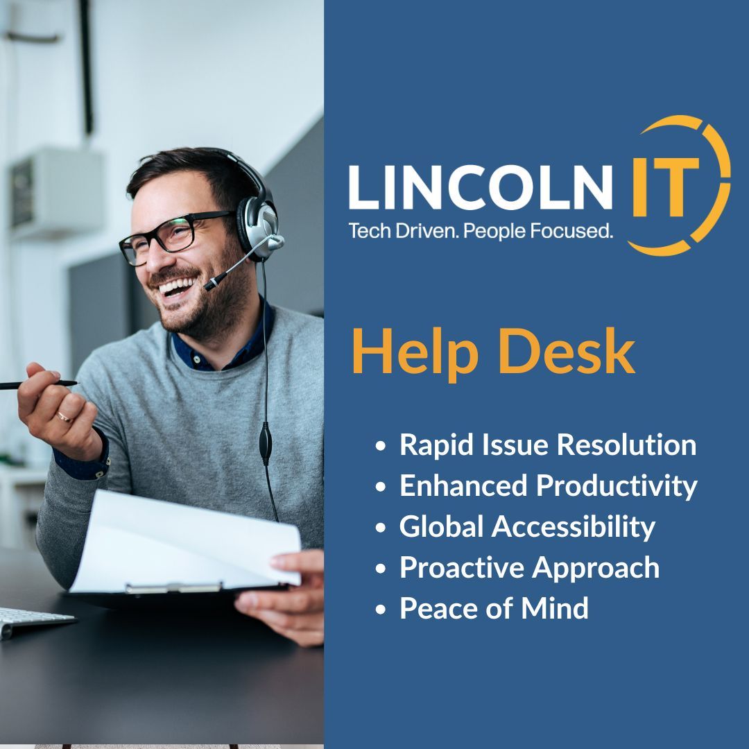 Lincoln_CompSvs's tweet photo. At LincolnIT, our Help Desk is dedicated to keeping your business running smoothly with 24/7/365 support and proactive solutions: https://t.co/orGbyDmK7z #HelpDesk #ITSupport https://t.co/WzAbVeURxW