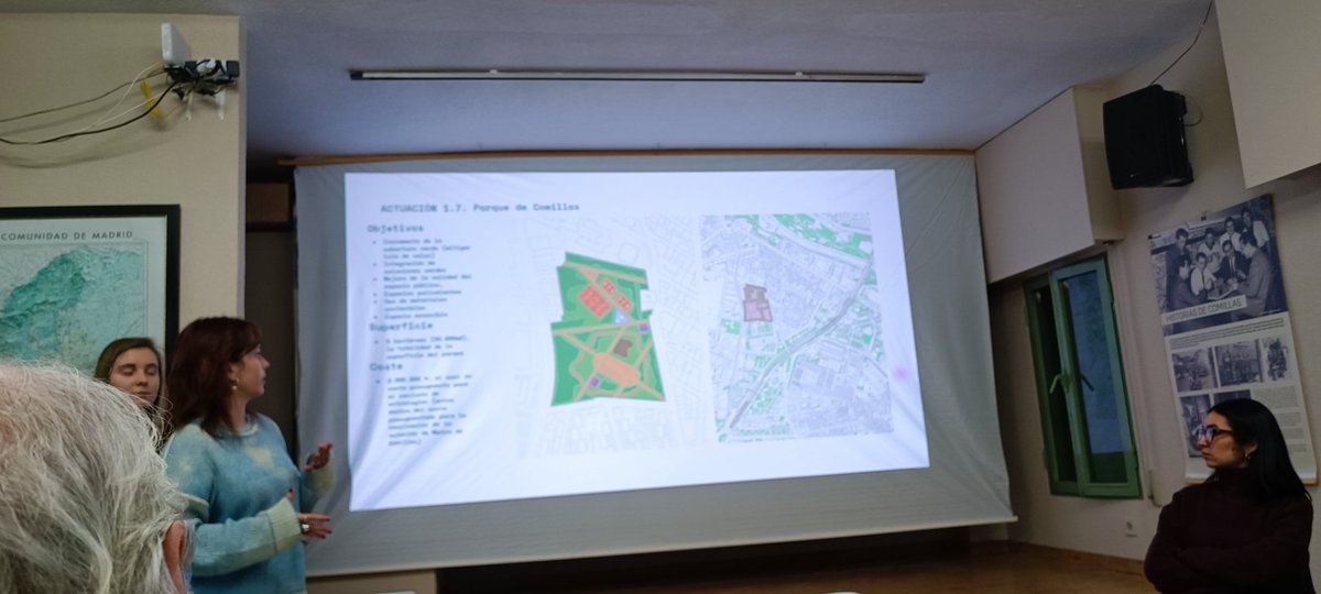 Está tarde hemos podido conocer las propuestas de #regeneracíonurbana  de las alumnas de <a href="/etsamadrid/">ETSAM</a>. Excelentes trabajos gracias a todos los grupos y gracias a los profes por contar con nosotros. Tb gracias a las vecinas que habéis venido . MejoresBarrios son posibles.
