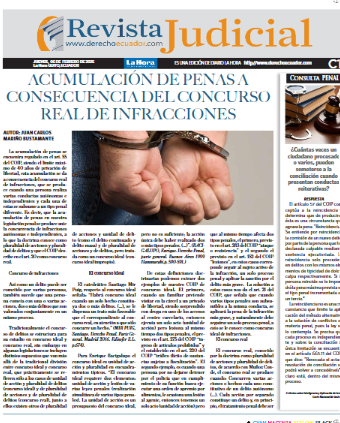 Hoy en nuestra Revista Judicial: Acumulación de penas a consecuencia del concurso real de infracciones.

derechoecuador.com/acumulacion-de…
