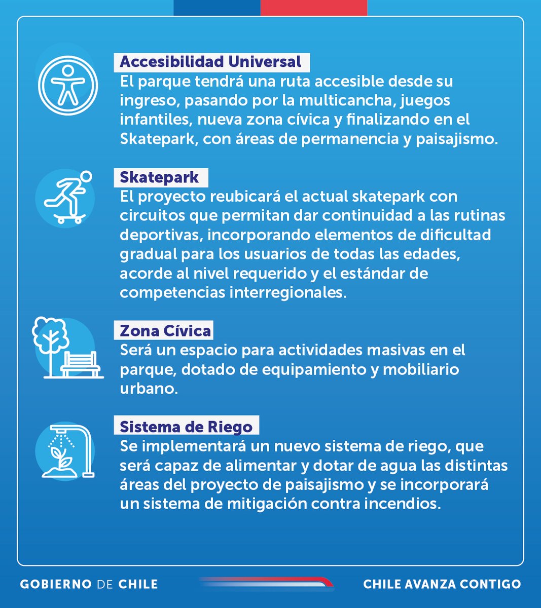 ¡Mejoramos espacios para las familias de La Araucanía! 🌿

Firmamos el acta de inicio de las obras de mejoramiento del Parque "Santa Lucía" en #Collipulli, que permitirá implementar nuevos elementos de accesibilidad, infraestructura y equipamiento y mejorar los ya existentes ✅👏🏻