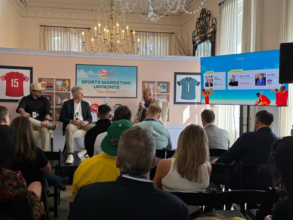 Highmark_Tech's tweet image. This week, Highmark had the opportunity to be in New Orleans for Brand Innovators&apos; Sports Marketing Upfronts. Yes, that is our own Matt Andrews up there with NFL Chief Marketing Officer Tim Ellis and Glenn Cole with 72andSunny. @BrandInnovators