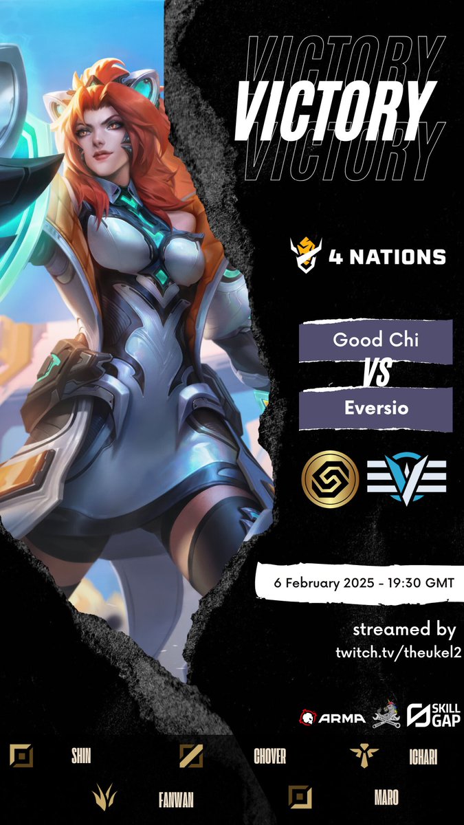 GGWP!

Sadly we couldn't show the final minutes of the game BUT... 

We did get the victory in <a href="/TheUKEL/">4 Nations | The UK & Ireland's National League</a> !

Two wins on the bounce for us in an intense late game as we defeat <a href="/project_eversio/">Project EVERSIO 🇲🇹</a> !