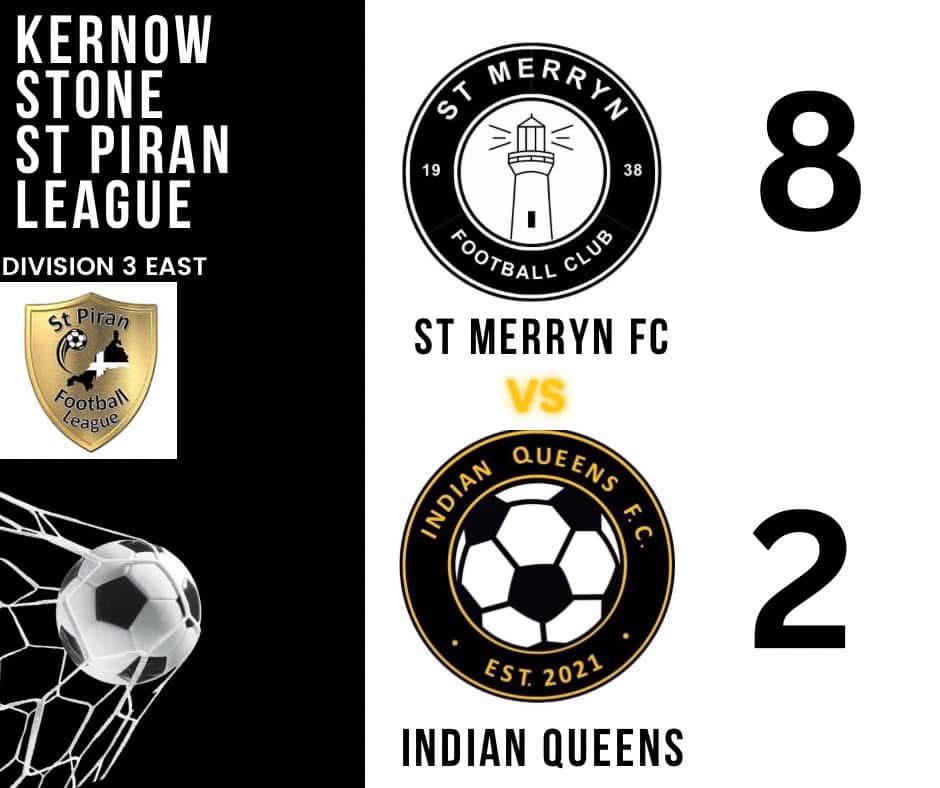 Last weekends league result. 

Back to winning ways!

Chris Williams ⚽️
Alex Forward ⚽️⚽️
Sam Gerry ⚽️⚽️⚽️
Isaac Hopkins ⚽️⚽️

Man of the Match - Sam Gerry 🔥
This weekend we are home again entertaining Looe!
