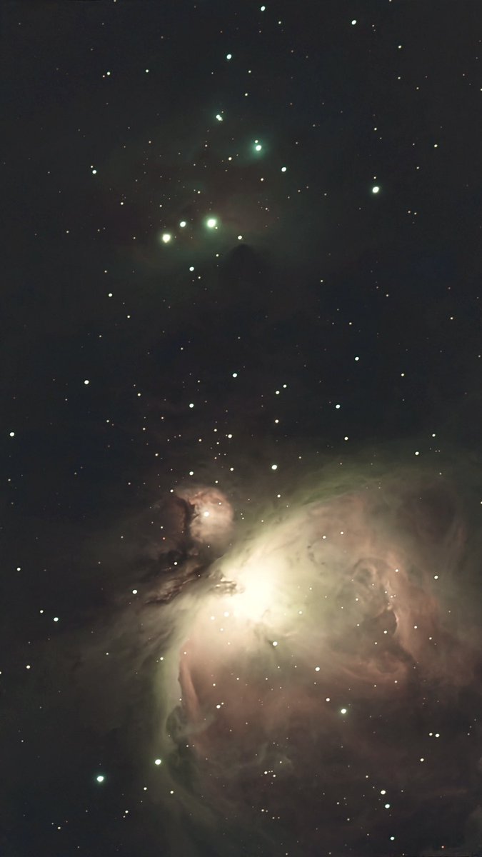 hn303sc's tweet photo. @Astro_KPage1986 @ThePhotoHour Ha, what a coincidence! I also tool 100 minutes of M42 with my S50. Seeing was clear on Monday 🤩 https://t.co/6s5jPkW7w2