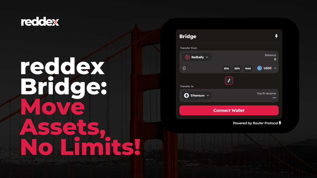 reddex (@reddex_io) on Twitter photo ๐ reddex Bridge: Move Assets, No Limits! ๐
Effortless cross-chain transfers with speed, security & ultra-low fees! ๐
๐น Instant swaps โ No waiting, just bridging โก
๐น Multi-chain support โ Your assets, anywhere ๐
๐น Rock-solid security โ Built for trust ๐
๐น AI-optimized ๐ reddex Bridge: Move Assets, No Limits! ๐
Effortless cross-chain transfers with speed, security & ultra-low fees! ๐
๐น Instant swaps โ No waiting, just bridging โก
๐น Multi-chain support โ Your assets, anywhere ๐
๐น Rock-solid security โ Built for trust ๐
๐น AI-optimized