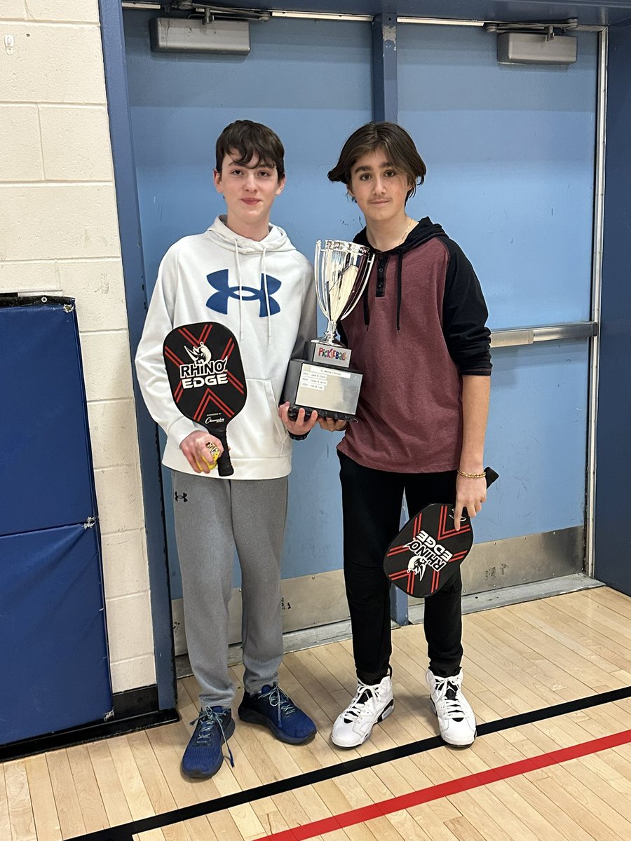 Today we crowned the 2025 <a href="/alcdsb_mart/">St. Martha Kingston</a> Pickleball champions. Congrats to V and C on your victory. I have a feeling next year is going to be intense! Love the enthusiasm for pickleball at our school.