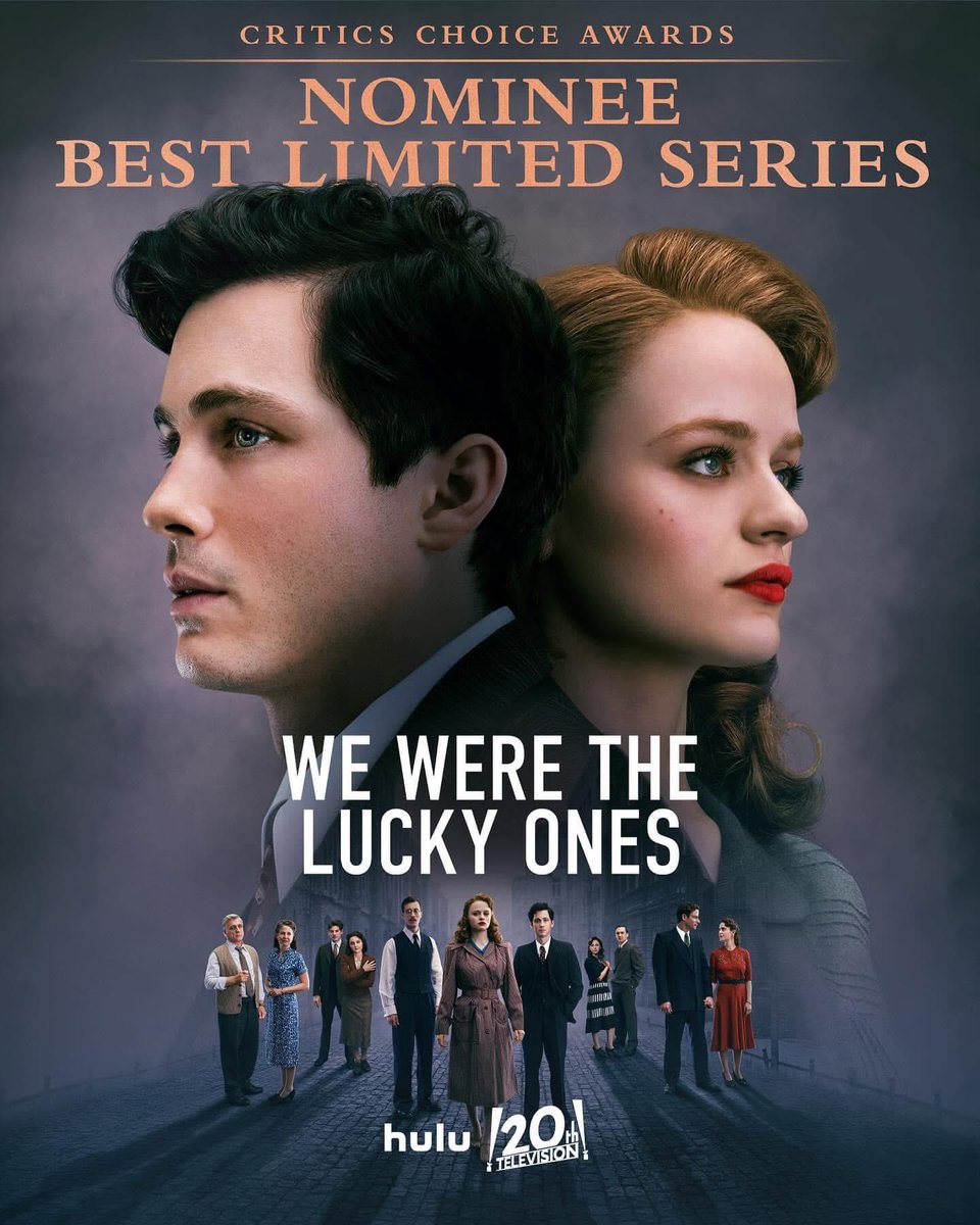Good luck tomorrow to “We Were The Lucky Ones” at the #CriticsChoiceAwards 🤞🏻congrats to everyone involved #weweretheluckyones <a href="/hulu/">Hulu</a> <a href="/CriticsChoice/">Critics Choice Awards</a>