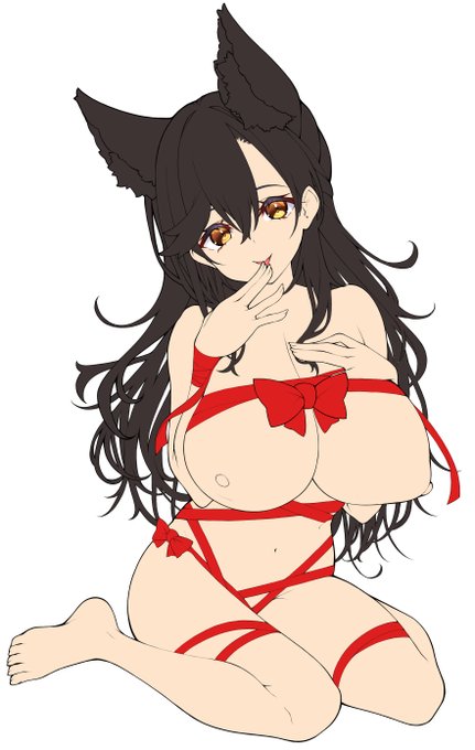 裸リボン愛宕♡ 