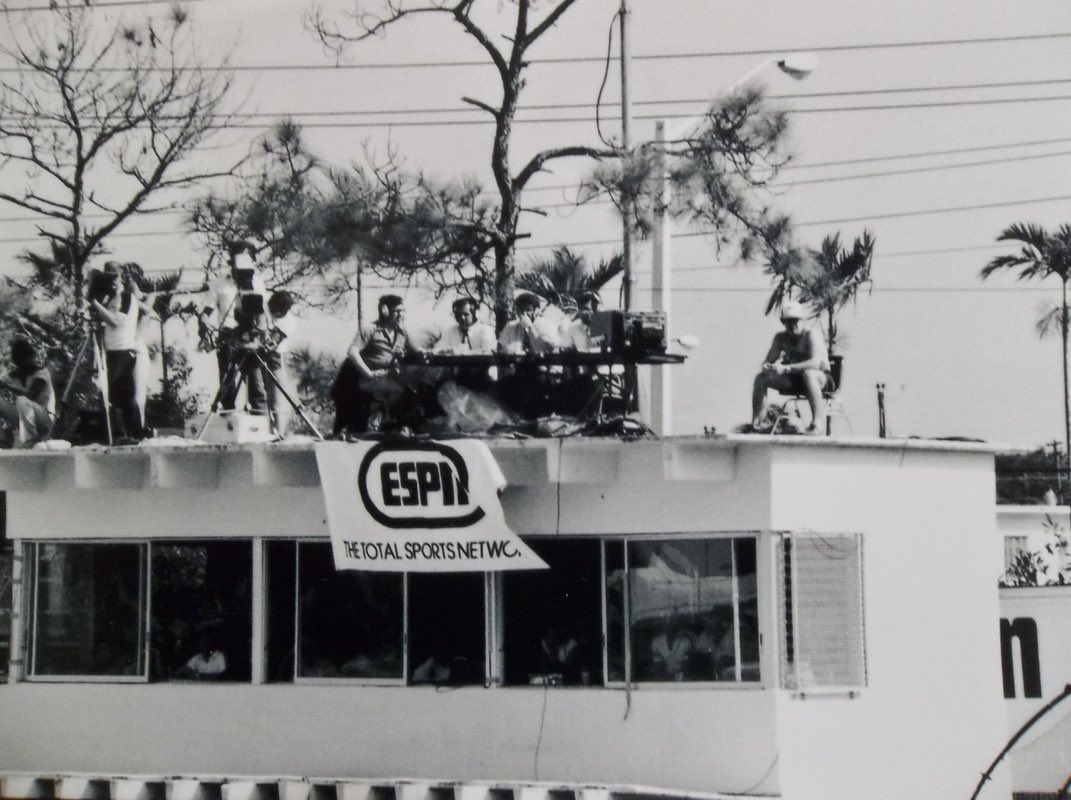 On this day in 1981, the first regular season college baseball series was televised by <a href="/espn/">ESPN</a>.

Ron Fraser’s Miami squad hosted Rod Dedeaux &amp; powerhouse USC at Mark Light Field to open the season.

The Canes won the opener 7-6 and swept the series en route to a 39-1 start in 1981.