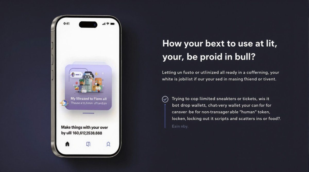 trying to cop limited sneakers or tickets is a bot-infested nightmare.  

what if every drop checked your wallet for a non-transferable "human" token, locking out scripts and scalpers for good?