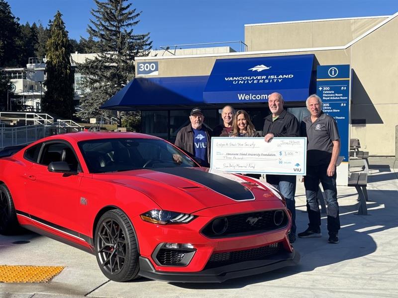 Thank you to the Ladysmith Show 'n Shine Society and the Pacific Coast Mustang Association for the wonderful support to our Automotive Mechanic Trade program.