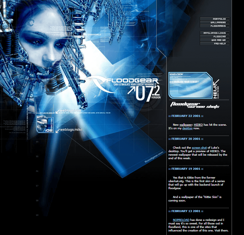 Floodgear website in 2001

#WebDesignHistory