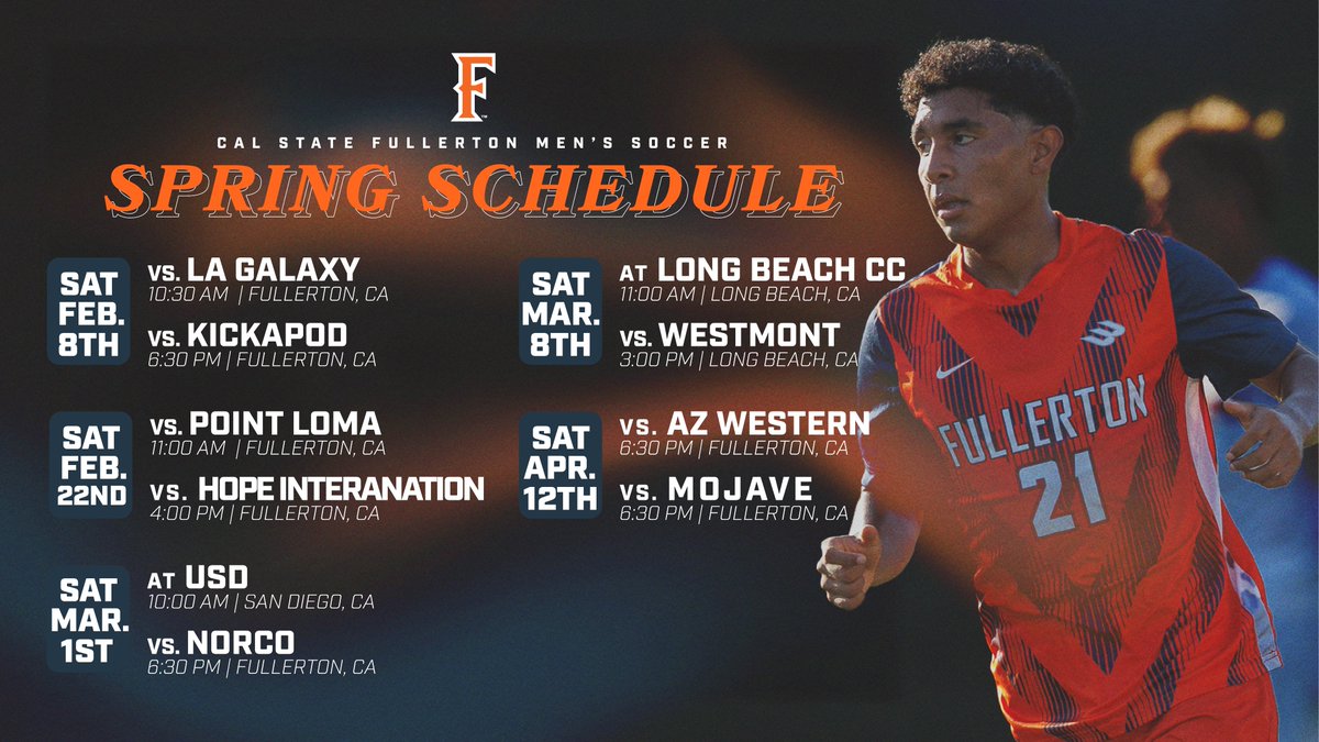 2025 Spring Schedule!

#TusksUp