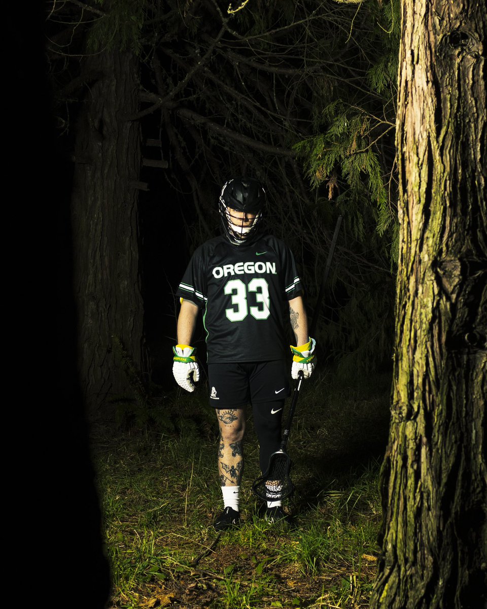 UOlacrosse's tweet photo. A closer look at our new black alternate jerseys👀 #GoDucks https://t.co/dPVPEiAv2y