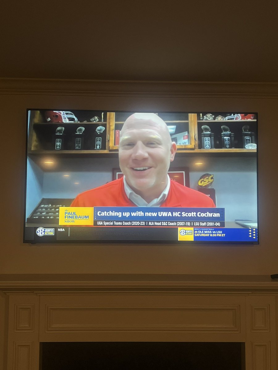 Congratulations to Coach Scott Cochran. Let’s Go UWA!