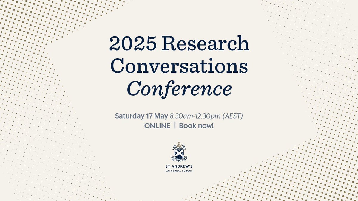 📢 Calling all educators! Share your research at the 6th Research Conversations Conference on May 17. 🎤 Free rego for presenters! ⏳ Apply by Feb 28 🔗 buff.ly/3BAkfjD