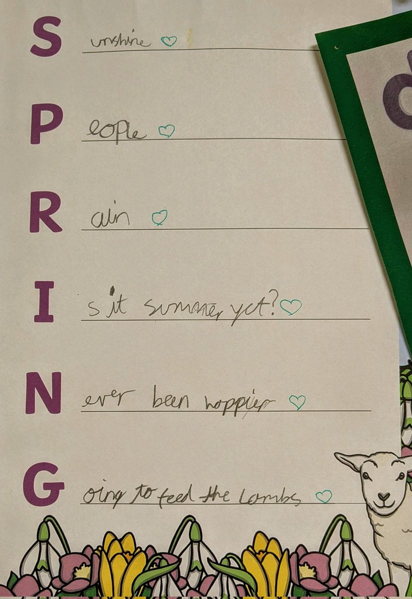 CranburyCollege's tweet image. Started our #spring display today in the hospital showing work from #EYFS #KS1 #KS2 and #KS3  #HospitalTeaching #ThisIsAP #poetry #art #watercolours #phonics #English #AcrosticPoem