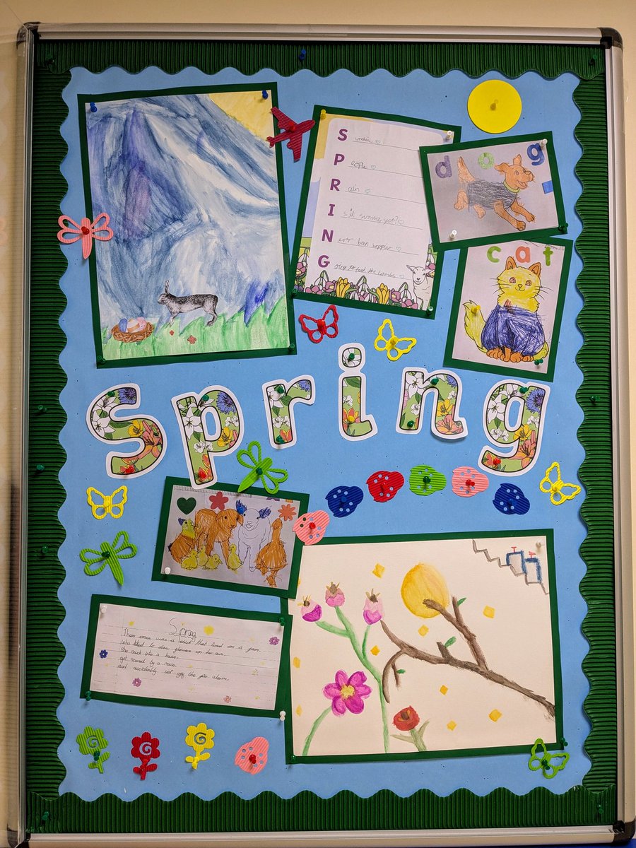CranburyCollege's tweet image. Started our #spring display today in the hospital showing work from #EYFS #KS1 #KS2 and #KS3  #HospitalTeaching #ThisIsAP #poetry #art #watercolours #phonics #English #AcrosticPoem