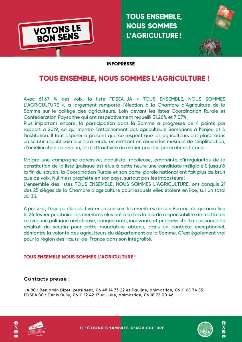 FDSEA Somme tweet media