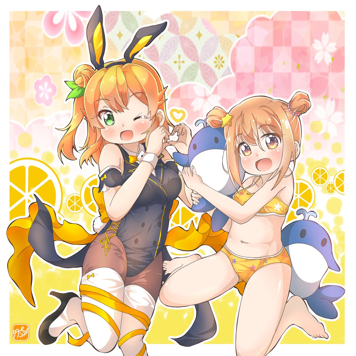 「がんばりまぞく～(`・ω・')モリモリ~#まちカドまぞく #恋する小惑星 」|竹ちょ@ワクチン4回接種済みのイラスト