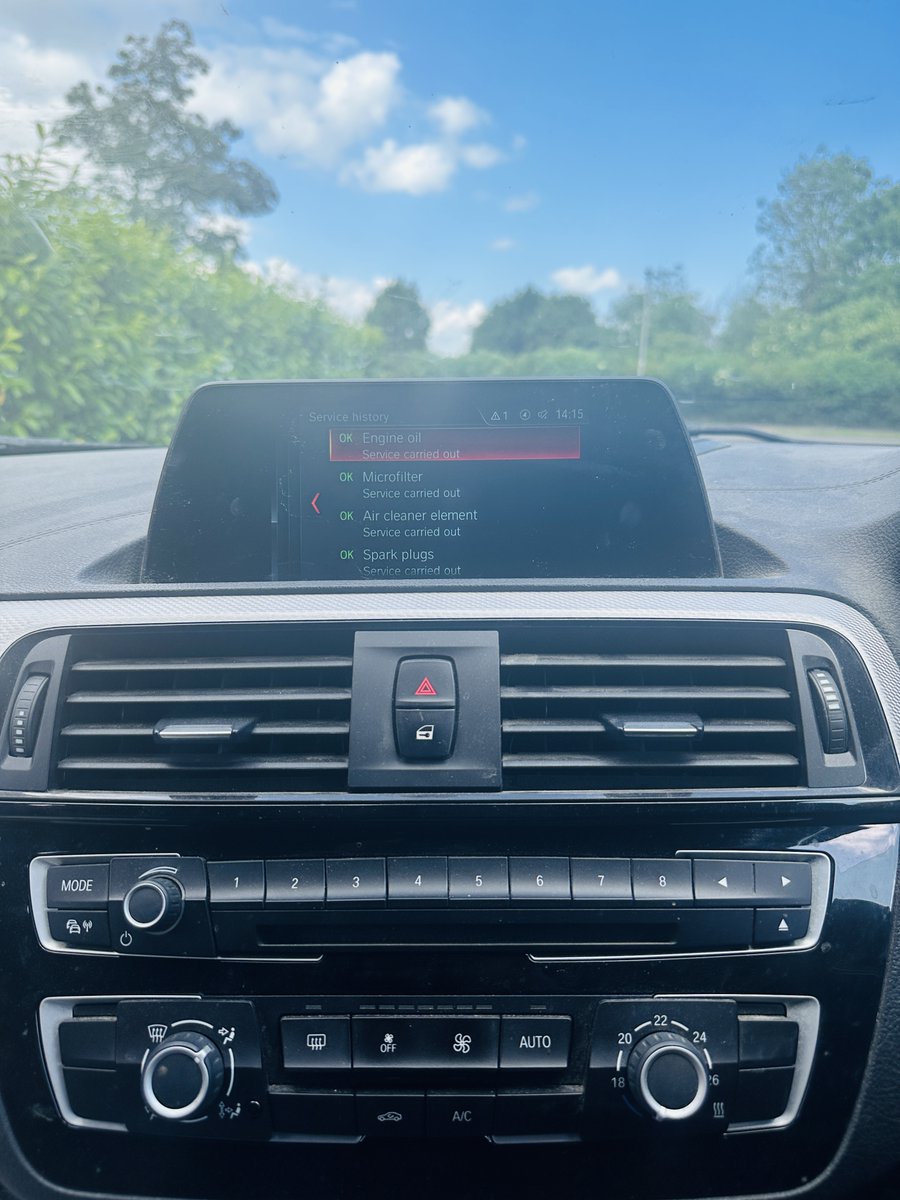 incartechie's tweet photo. BMW F20 1 Series 2018 Service Records added to iDrive system 👨🏽‍💻

#carservice #servicehistory #carengine #oilservice #carmaintenance #bmw1series #bmwf20 #1series #f20 #carupdate #carinfotainment #brakeservice #fuelservice #cardiy #carmechanic #carupgrade #carcoding #incartechie https://t.co/4wM05ytVHS