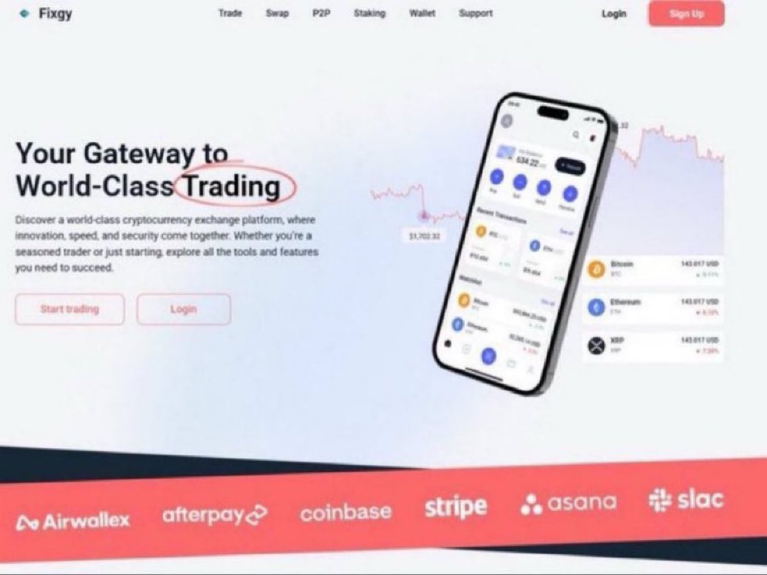 dannycrypto__'s tweet photo. https://t.co/ZoBtPig3c1’s deceptive practices have trapped many users from accessing their funds. If you’re one of them, reach out immediately for urgent assistance. Time is of the essence! #Fixgy #FixgyScam #Crypto #CryptoFraud #ScamAlert https://t.co/kTRx3U4eul