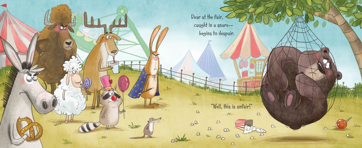 Sleeping Bear Press (@sleepingbearbks) on Twitter photo After a very hungry bear goes on a rampage at a local fair, he must fix his mess. An hilarious rhyme that introduces young readers to phonics, “Bear At the Fair,” by <a href="/sophiagholz/">Sophia Gholz 💫</a> and <a href="/susanbatori/">Susan Batori</a>, is available now at tinyurl.com/3dmnxu9j 🎡🐻 After a very hungry bear goes on a rampage at a local fair, he must fix his mess. An hilarious rhyme that introduces young readers to phonics, “Bear At the Fair,” by <a href="/sophiagholz/">Sophia Gholz 💫</a> and <a href="/susanbatori/">Susan Batori</a>, is available now at tinyurl.com/3dmnxu9j 🎡🐻