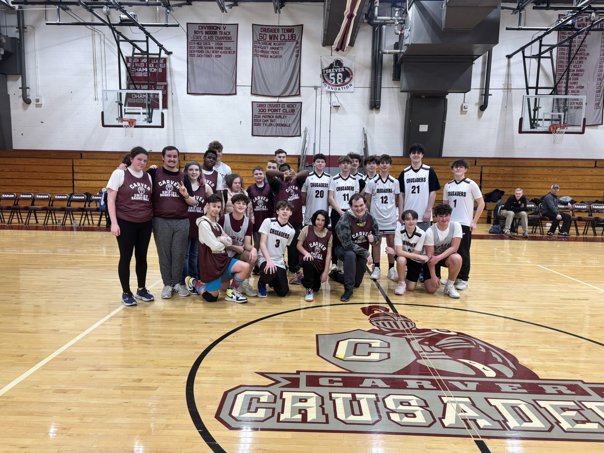 CMHS_Unified's tweet photo. Another great game! Thank you to the freshman boys team for hosting us. @CarverCrusaders @CoachShowan https://t.co/B9HeJm9Gzg