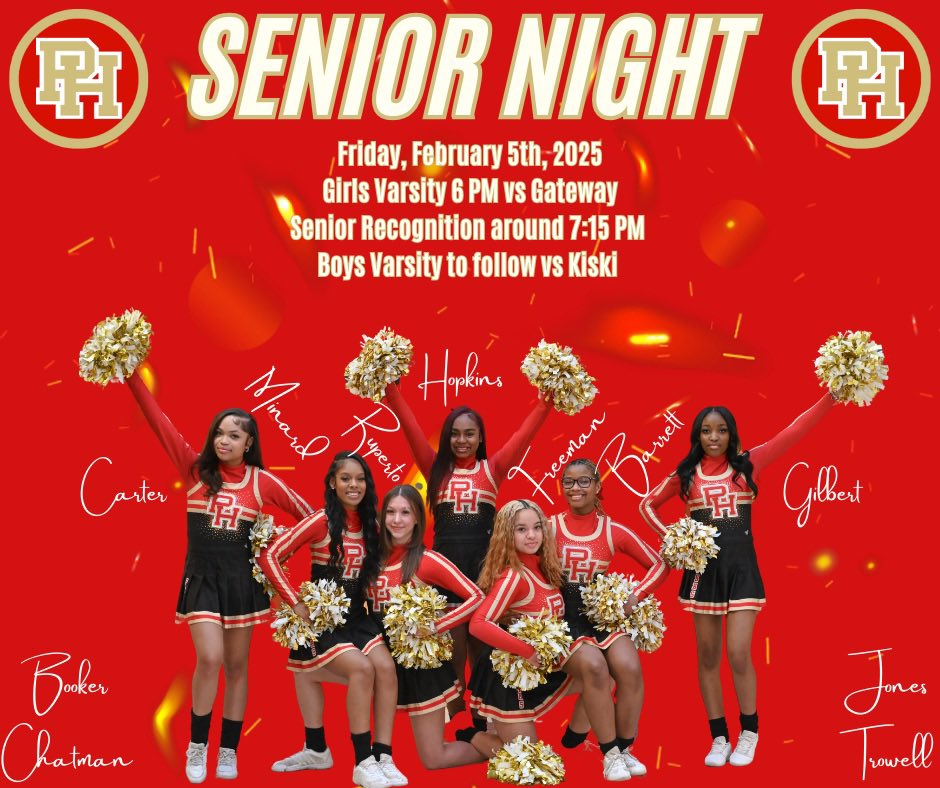 Penn Hills Athletics (@ph_athletics) on Twitter photo 🏀 BIG GAMES ON FRIDAY!!
We need the community to show up and support the Penn Hills Boys’ Basketball team as they battle for the section title! Come early and support Girls’ Basketball and Cheer on senior night! <a href="/phbasketball/">Penn Hills Boys Basketball</a> <a href="/PennWomens/">🏀Penn Hills Lady Indians Basketball</a> <a href="/phcheerteam/">🏀🏈PH Cheerleaders♥️💛</a> <a href="/phtribe/">Penn Hills Tribe</a> <a href="/IndiansPenn/">PENN HILLS INDIANS BASEBALL</a> 🏀 BIG GAMES ON FRIDAY!!
We need the community to show up and support the Penn Hills Boys’ Basketball team as they battle for the section title! Come early and support Girls’ Basketball and Cheer on senior night! <a href="/phbasketball/">Penn Hills Boys Basketball</a> <a href="/PennWomens/">🏀Penn Hills Lady Indians Basketball</a> <a href="/phcheerteam/">🏀🏈PH Cheerleaders♥️💛</a> <a href="/phtribe/">Penn Hills Tribe</a> <a href="/IndiansPenn/">PENN HILLS INDIANS BASEBALL</a>