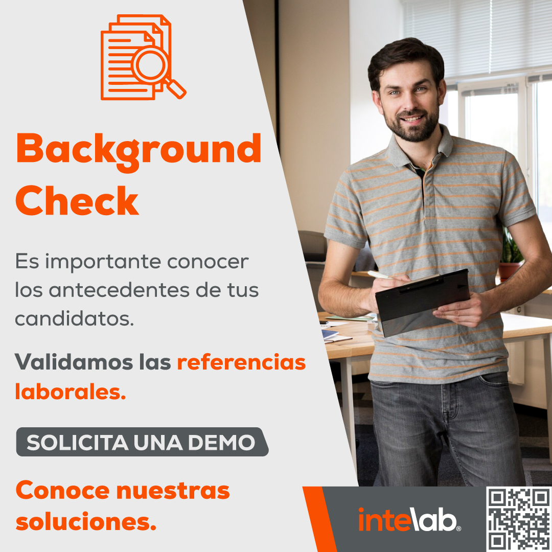 Realiza tu Background Check con nosotros y obtén las referencias de tus candidatos y otros datos en tan solo 24 hrs. intelab.com.mx/seleccion-de-p…