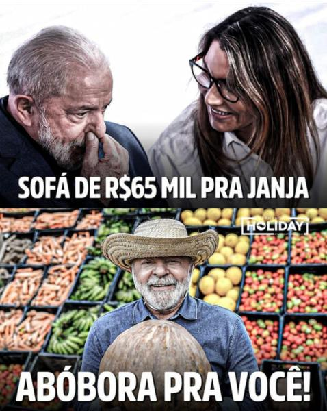 Real_Muthapuckk's tweet photo. O painho, que outrora prometeu picanha, hoje fala que o pobre tem que deixar de comprar itens básicos no supermercado e torcer para que os produtos estejam baratos no outro dia.

#lulaEnganouOpobre https://t.co/xhjOehoZs9