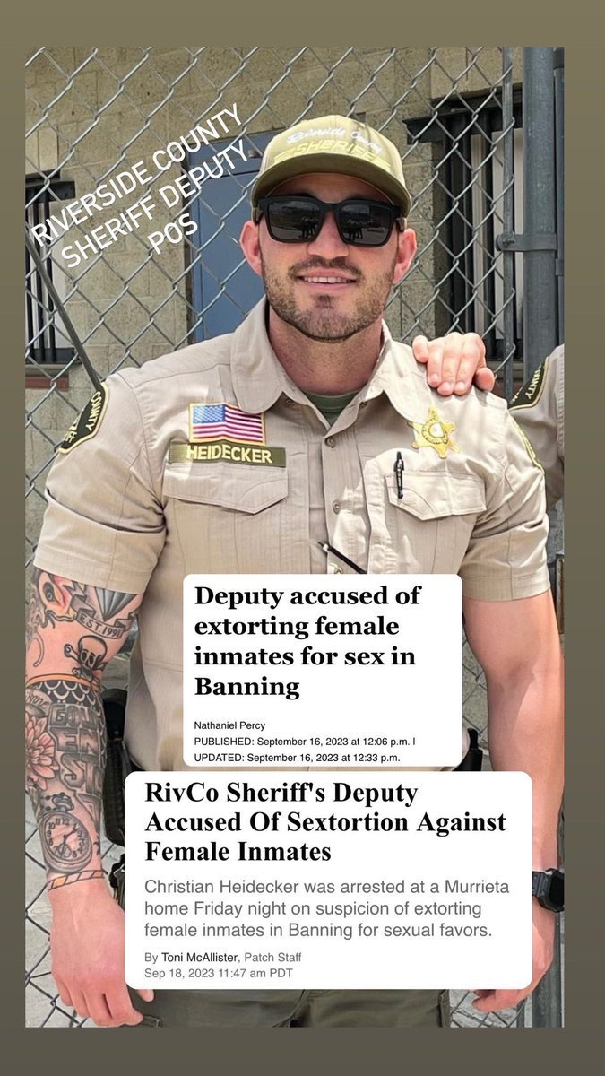 <a href="/RivCoDA/">Riverside County DA's Office</a> Who'd a thunk a sheriff endorsing a convicted rapist and felon for office or downplaying the #OathKeepers would have turned out deputies like these?
x.com/sheriffbianco/…