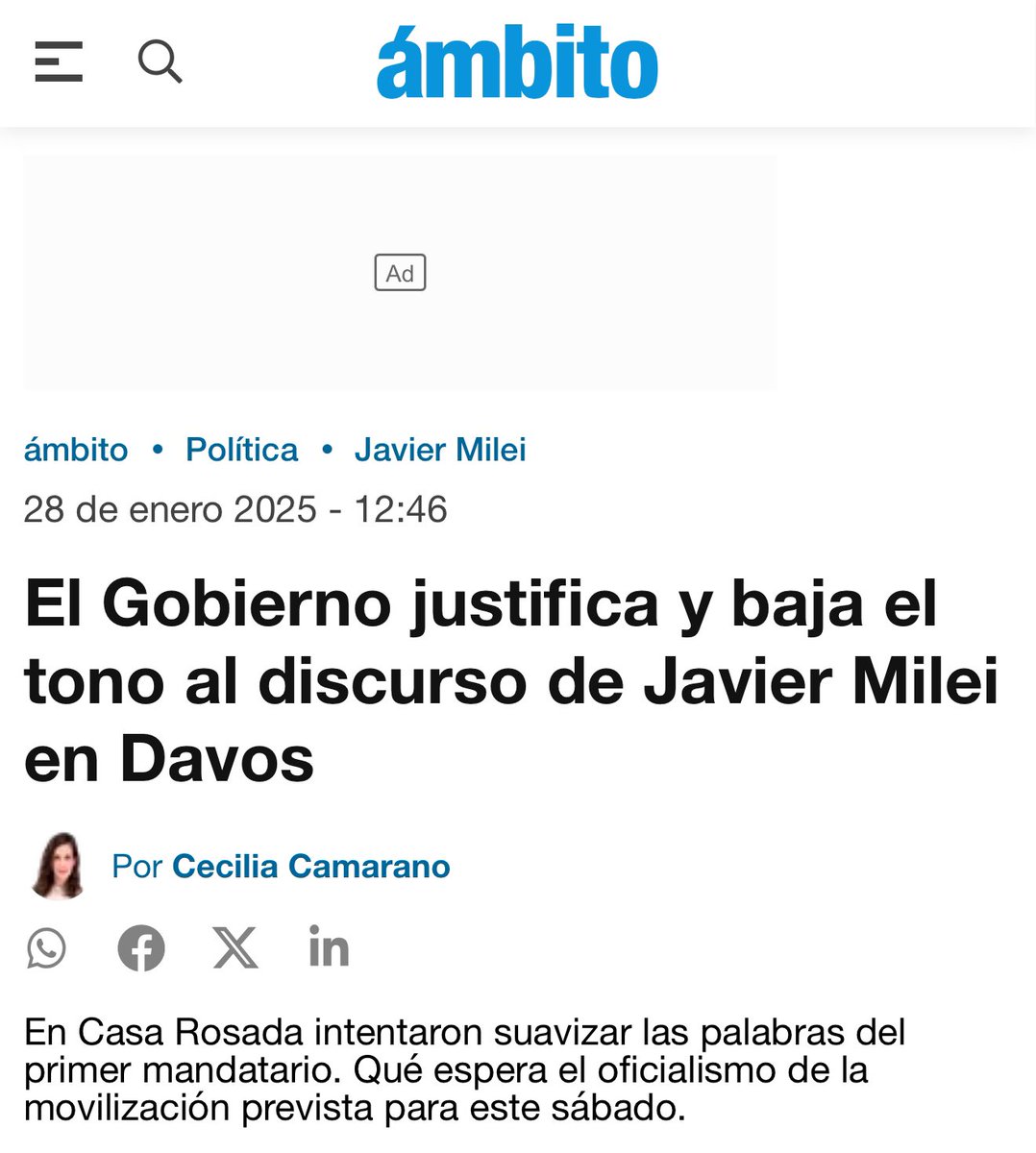 AgustinLaje's tweet photo. RADIOGRAFÍA DEL PERIODISMO POLÍTICO ARGENTINO

En los últimos días, los medios del Partido del Estado buscaron imponer la idea de que la marcha LGBTP+ habría logrado que @JMilei “pisara el freno”, “bajara el tono” y “reculara” (ver imágenes).

Pocas horas después, el gobierno prohibió la mutilación de niños que llevan adelante los abusadores de la ideología de género, nos sacó de la OMS y Milei ratificó su lucha contra el wokismo en una entrevista televisiva que se viralizó por doquier.

Los periodistas del Partido del Estado son MUY MUY MUY IDIOTAS. No pegan una.