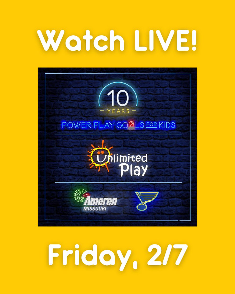 🚨TOMORROW: A winner will be announced for the <a href="/AmerenMissouri/">Ameren Missouri</a> Power Play Goals for Kids program with the <a href="/StLouisBlues/">St. Louis Blues</a>! 💙💛

Join us for the LIVE announcement on <a href="/FOX2now/">FOX2now</a>, with two segments airing at 7am &amp; 7:30am CST.

We're thrilled to be a finalist, no matter the outcome.