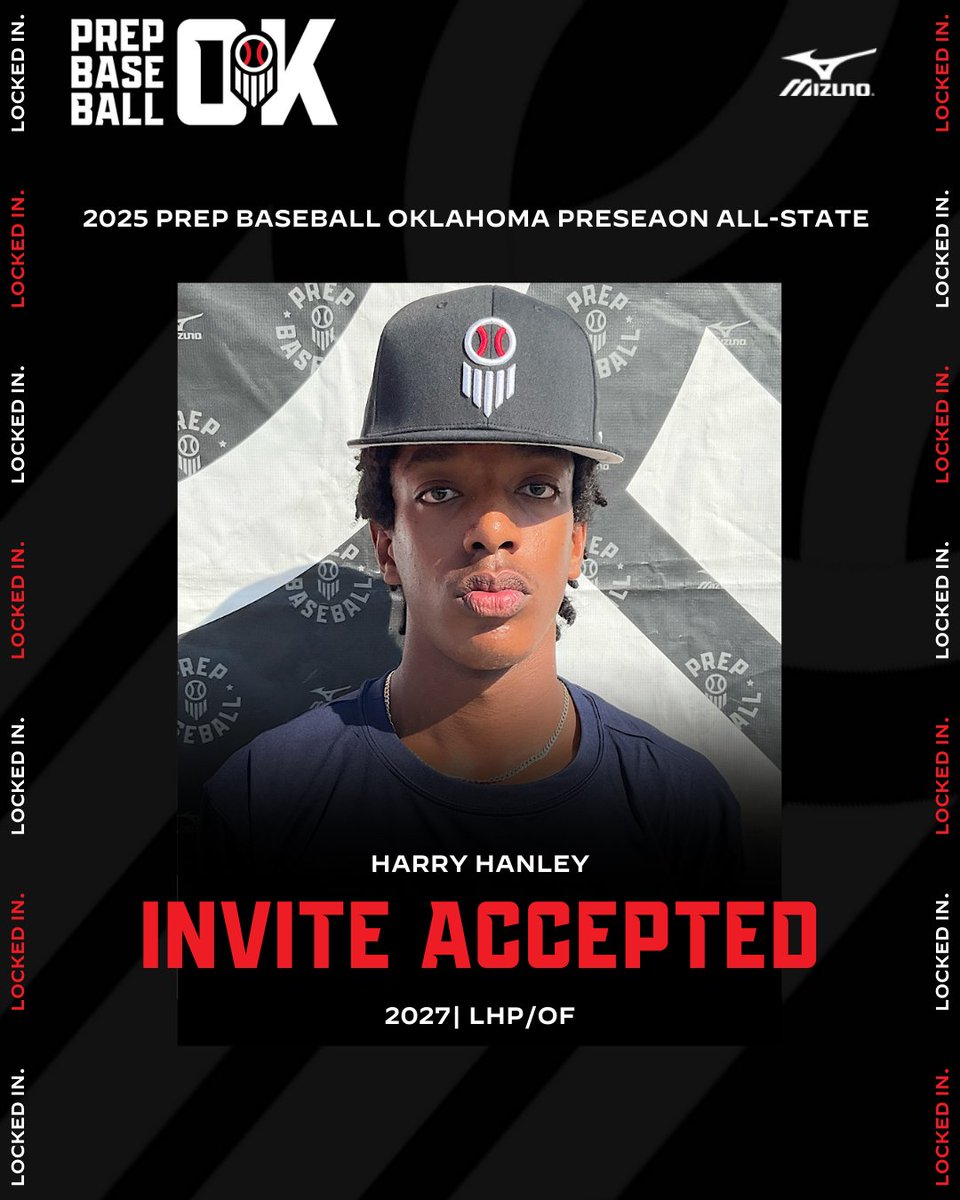 PBR Oklahoma (@prepbaseballok) on Twitter photo ‼️OK Preseason All-State‼️
'27 LHP/OF Harry Hanley (Tahlequah) has accepted his invite for the #OKPAS25
👤: loom.ly/xNQwz30 | <a href="/harryhanley2027/">Harry Hanley</a> ‼️OK Preseason All-State‼️
'27 LHP/OF Harry Hanley (Tahlequah) has accepted his invite for the #OKPAS25
👤: loom.ly/xNQwz30 | <a href="/harryhanley2027/">Harry Hanley</a>