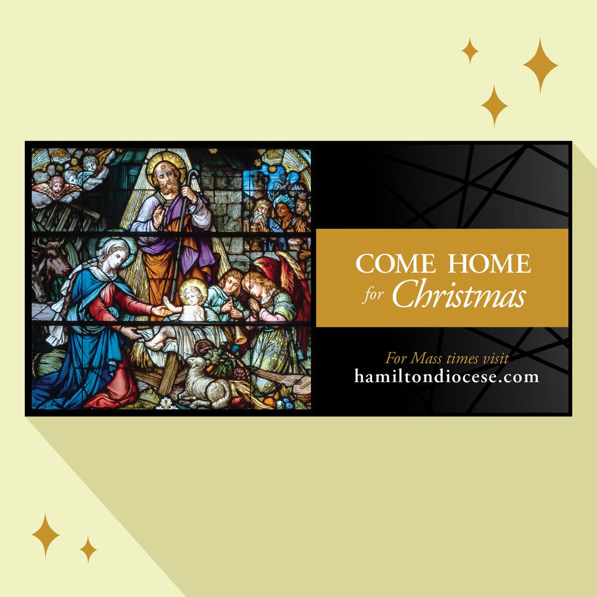 simsadvertising's tweet photo. This past December, we had the privilege of working with the Diocese of Hamilton for their annual "Come Home for Christmas" campaign.
From outdoor advertising to digital marketing, we were proud to execute a campaign that resulted in a successful Christmas Mass season. https://t.co/VrhWtSJKEX