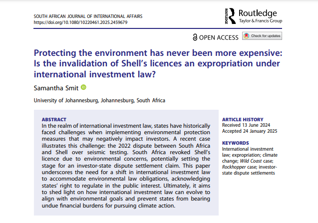 The SAIIA Journal (@saiiajournal) on Twitter photo 🔔New article alert!
Be sure to read our latest published article by Samanta Smit, which is also open access.
🔗tandfonline.com/doi/full/10.10…
<a href="/SAIIA_info/">South African Institute of International Affairs</a> <a href="/TandF_Africa/">T&F Africa</a> <a href="/Rout_PoliticsIR/">Routledge Politics, IR & Area Studies</a> 🔔New article alert!
Be sure to read our latest published article by Samanta Smit, which is also open access.
🔗tandfonline.com/doi/full/10.10…
<a href="/SAIIA_info/">South African Institute of International Affairs</a> <a href="/TandF_Africa/">T&F Africa</a> <a href="/Rout_PoliticsIR/">Routledge Politics, IR & Area Studies</a>