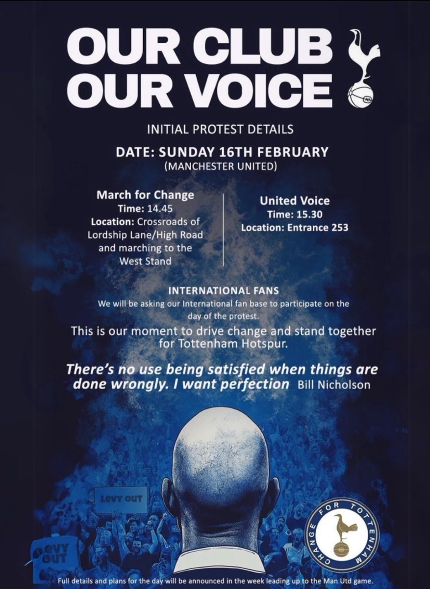 _SpursInsider's tweet photo. 🚨🚨| Next weekend. Be there.
#THFC #LevyOut #ENICOut https://t.co/6dnzNc6UWX