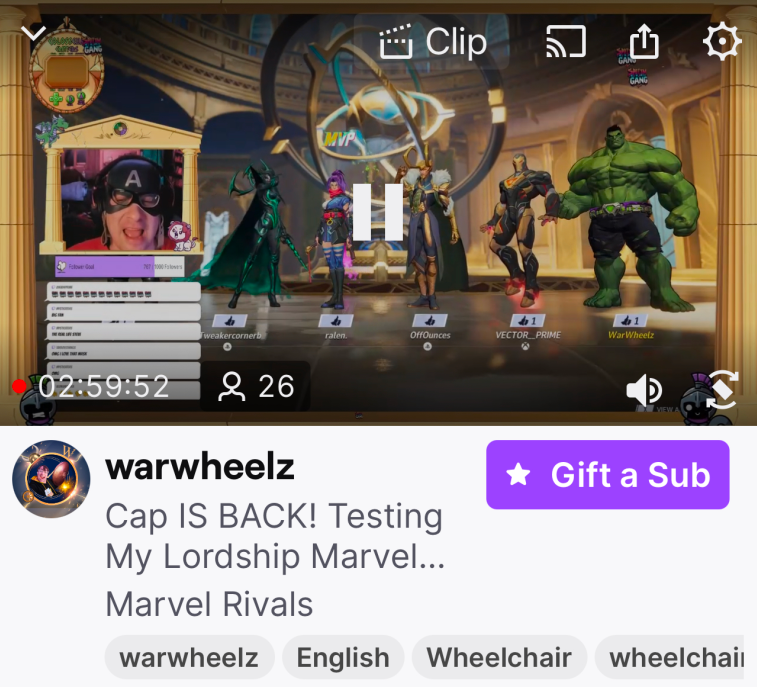 SpotemGang's tweet photo. 🚀 RAID POWER + HYPE TRAIN! 🚀

What started with 2 viewers for @WarWheelz turned into a Level 7 Hype Train, 26+ viewers, 25 gifted subs &amp; 2300+ bits!

👀 WANT A RAID LIKE THIS?

If you are ready for the boost of a lifetime, get in the Discord now! 🚀 https://t.co/DDrHIMfaq5